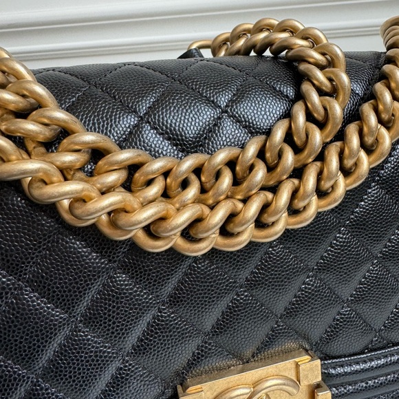 —SOLD— LEBOY OLD M FLAP BAG - Picture 9 of 16